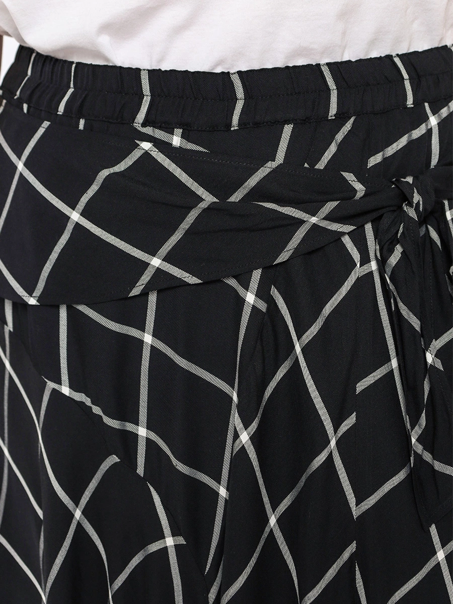 Асимметричная юбка из вискозы